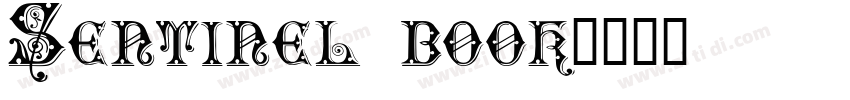 Sentinel book字体转换